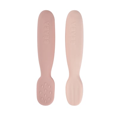 Lot de 2 pré-cuillères silicone 4 mois+ BEABA