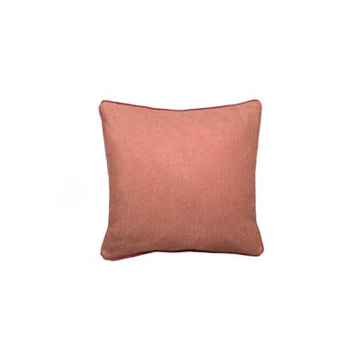 Housse de coussin décorative bicolore en coton H40 ARRIS SIA