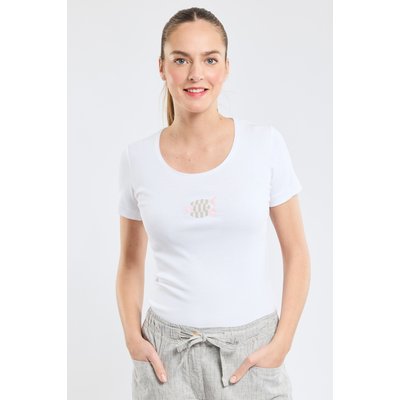 T-shirt col rond sérigraphie en coton léger ARMOR-LUX