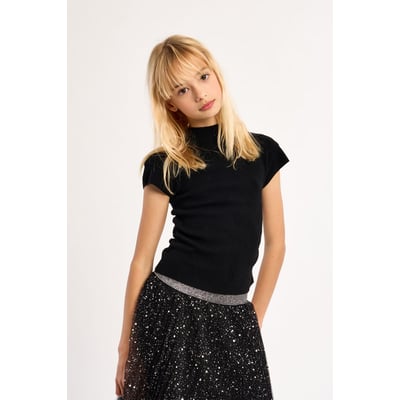 Top froncé, col montant MOLLY BRACKEN GIRL