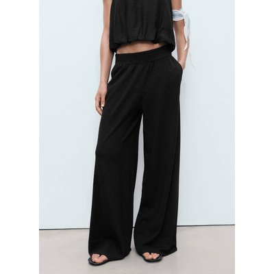 Pantalon droit maille fine MANGO