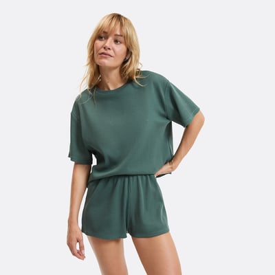 Honeycomb Knit Short Pyjamas LA REDOUTE COLLECTIONS