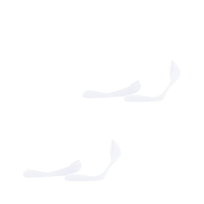 Chaussettes invisibles Solid Low 2-Pack Coton (biologique) Opaque ESPRIT