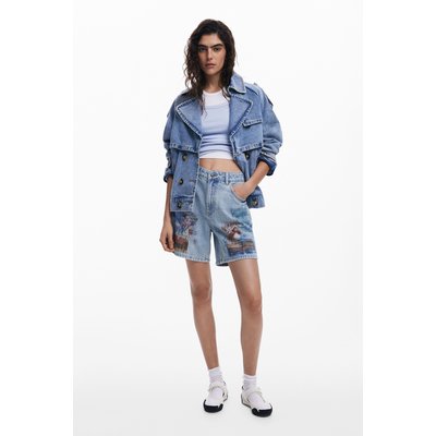 Bermuda en jean Etnic DESIGUAL
