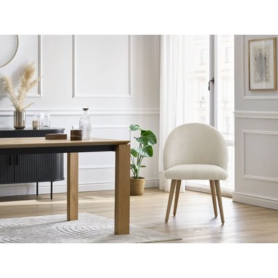 Lot de 4 chaises velours côtelé, LALIE BOBOCHIC