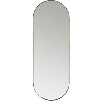 Miroir ovale en métal moderne RECOLLECTION