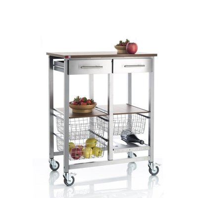 Grande desserte de cuisine, Série ONDA ALUMINIUM DOUBLE DON HIERRO