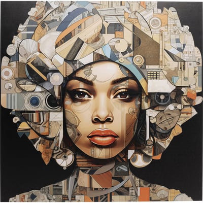 Tableau en verre femme, ART GEO KARE DESIGN