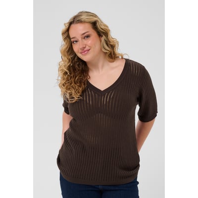 Pullover tricoté KAFFE CURVE