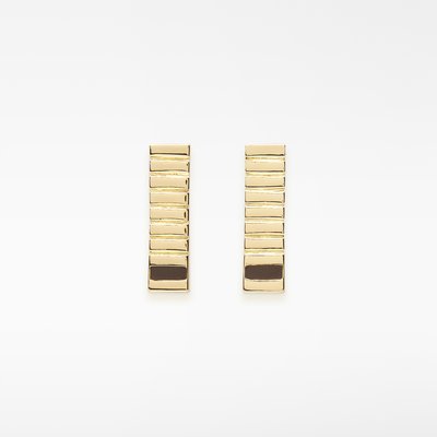 Boucle d’oreilles laquées quadrillées ADOLFO DOMINGUEZ