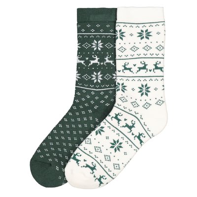 Confezione da 2 paia di calze di Natale LA REDOUTE COLLECTIONS