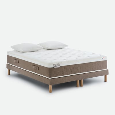 Ensemble matelas hybride Premium, 1326 ressorts, soutien ferme, et sommier LA REDOUTE INTERIEURS