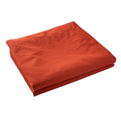 Drap plat percale de coton ambiance EDEN