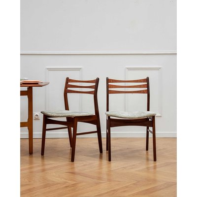 Paire de chaises scandinave Alma N°404 - Bon état DEBONGOUT