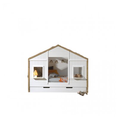 Lit cabane + Lit gigogne VIPACK