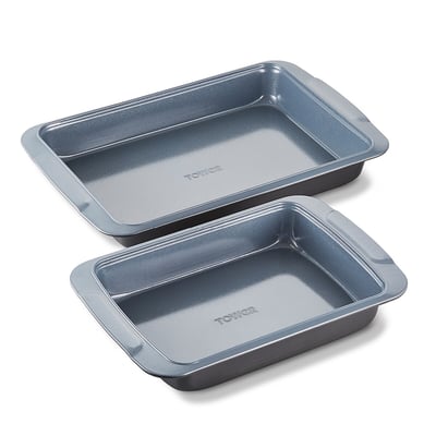 Set of 2 Cerasure Roasting Trays TOWER