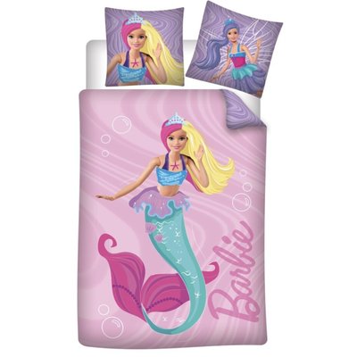 Parure de Lit Enfant Coton Réversible Sirène HOME