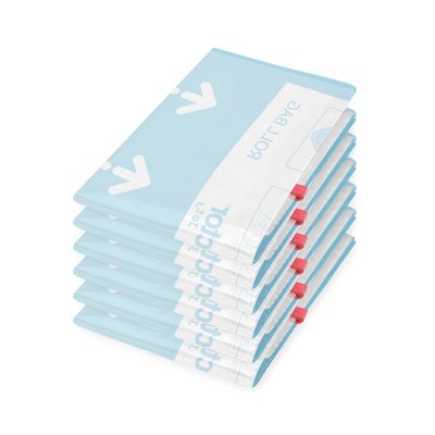 Lot de 6 sacs sous vide de voyage ROLL-UP COMPACTOR