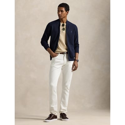 Gilet zippé, en coton piqué, Regular Fit POLO RALPH LAUREN