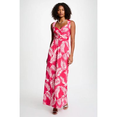 Robe longue droite imprimée MORGAN