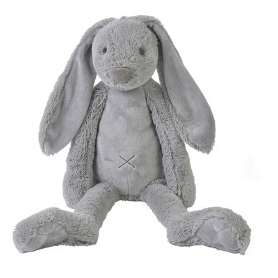 Peluche Lapin Richie gris clair 58 cm HAPPY HORSE