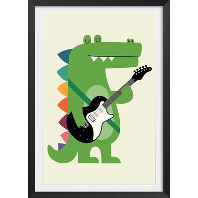 Affiche enfant rock croco HEXOA