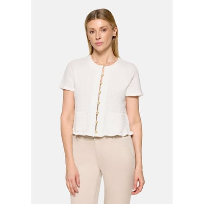 Cardigan en maille à encolure ronde CARTOON