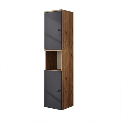 Colonne salle de bains suspendue 2 portes RILL PIER IMPORT