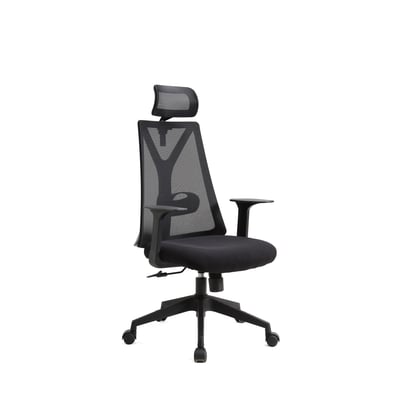 Fauteuil de bureau à roulettes en tissu, NEO HISPANOHOGAR