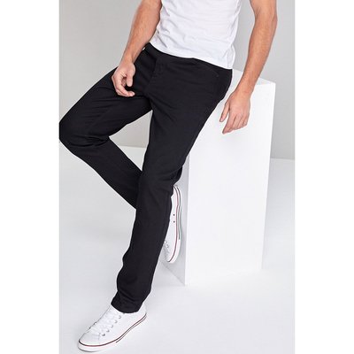 Jean slim noir avec fermeture en bas La Redoute