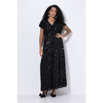 Robe de soirée avec franges et paillettes ULLA POPKEN
