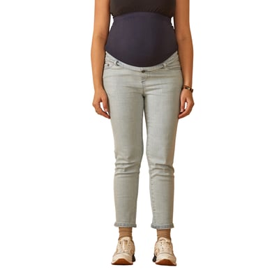Jean Droit 7/8ème De Grossesse Bandeau Sans Couture VERTBAUDET