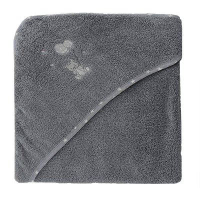 Cape de bain bébé en coton peigné Zéro Twist BABY SOFT OURS SENSEI MAISON