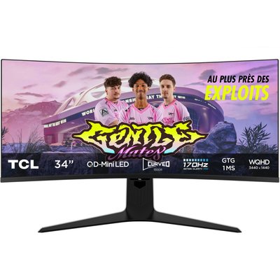 Ecran PC Gamer 34R83Q Incurvé 34'' MiniLED TCL