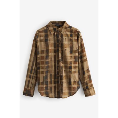 Chemise marron chocolat femme La Redoute