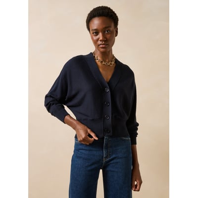 Gilet ample en maille fine LA FEE MARABOUTEE