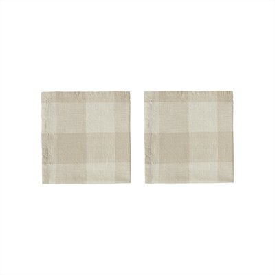 Serviette de table Lot de 2 en coton Living OYOY LIVING DESIGN