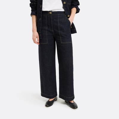 Wide leg utility ankle grazer jeans LA REDOUTE COLLECTIONS