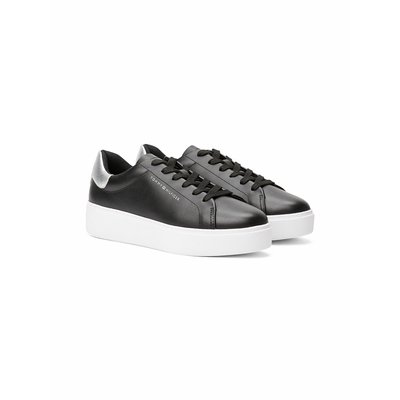 Baskets plateforme en cuir Court TOMMY HILFIGER