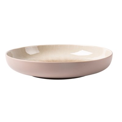 Lot de 6 assiettes creuses taupe - "iris" LAGUIOLE CUISSON