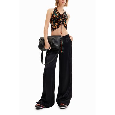 Haut court froncé - WHITE - L DESIGUAL