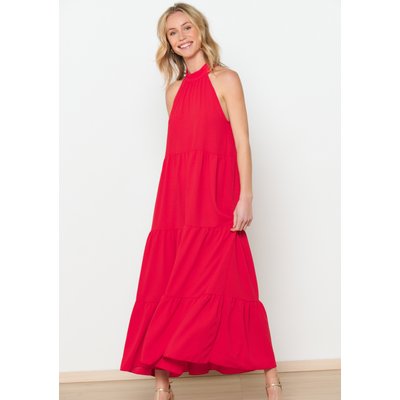 Robe longue à col halter LOLALIZA
