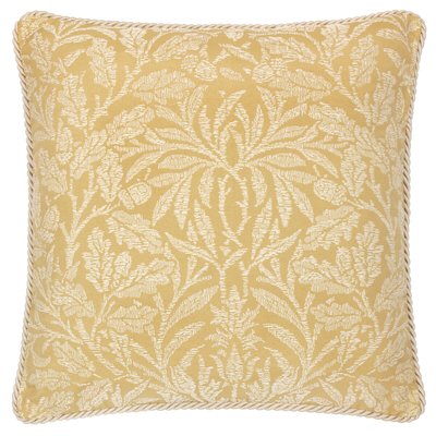 Acorn Tonal Jacquard Piped Feather Filled Cushion MORRIS & CO.