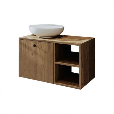 Meuble sous vasque + vasque ronde TIMA PIER IMPORT