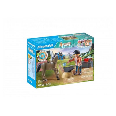 71357 Maréchal-ferrant et son cheval PLAYMOBIL