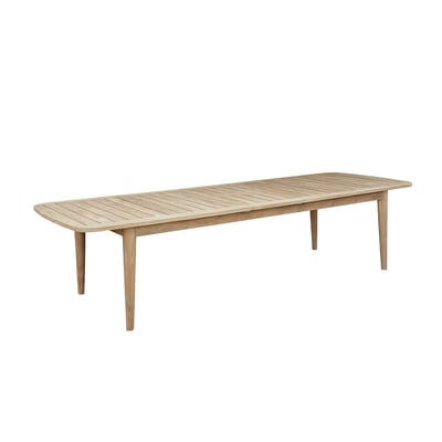 Table de jardin en teck recyclé extensible 10/12 places  HORTENSE BERAH GETAH