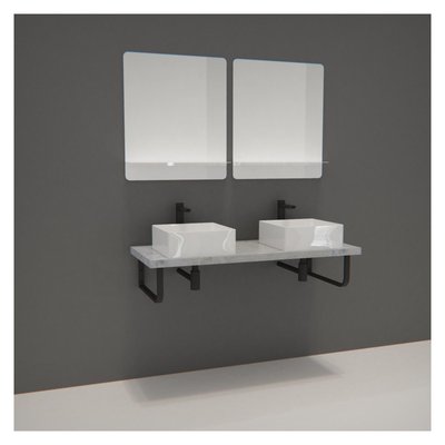 Meuble double + vasque + miroir WILL MOB IN