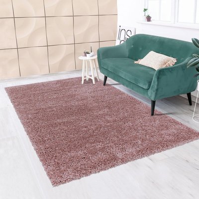 Tapis poils longs shaggy tissé motif uni UNI I UN AMOUR DE TAPIS