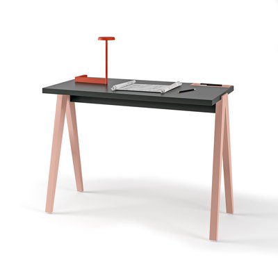 Bureau en mélamine et hêtre cérusée, Colmar HERDASA