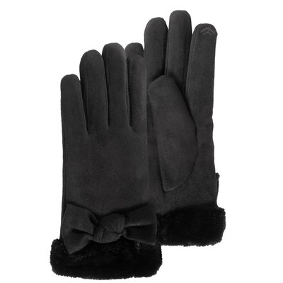 Gants tactiles, chauds, doublés imitation fourrure, taille unique ISOTONER
